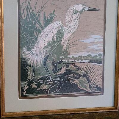 D66: Egret Print