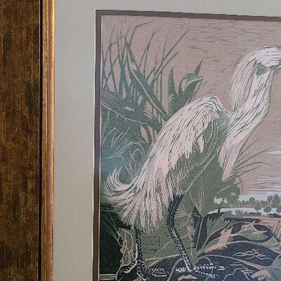 D66: Egret Print