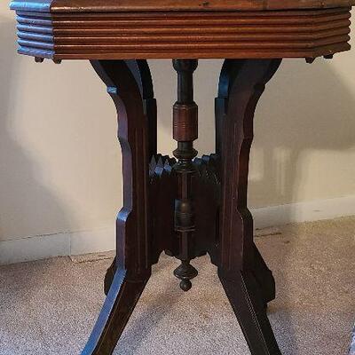 D69: Antique Eastlake Palor Table 