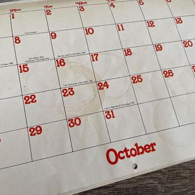 D79: Phillies 1979 Calendar