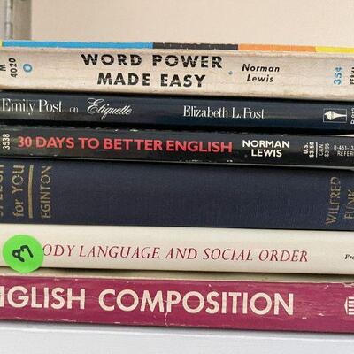 F87: Lot of English Books and More