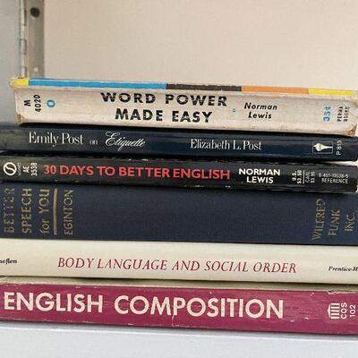 F87: Lot of English Books and More