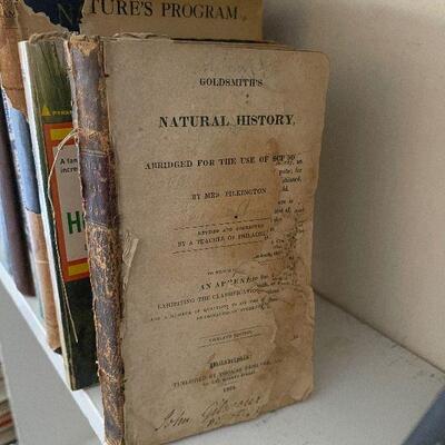 F98: Collection of Vintage Books about Nature