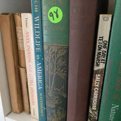 F98: Collection of Vintage Books about Nature