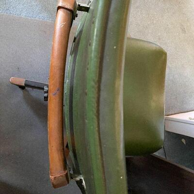 F108: Vintage Rolling Desk Chair by Pennsylvania Office Furniture