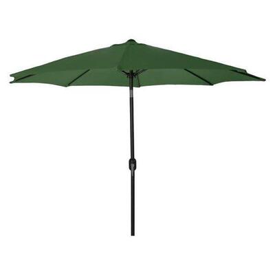 Jordan Manufacturing 9' Steel Market Umbrella, Green - New
