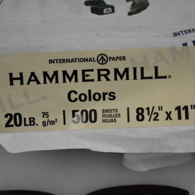 Hammermill, HAM102863CT, Colors Copy Paper, 500 Sheets, Tan - New, Open Package