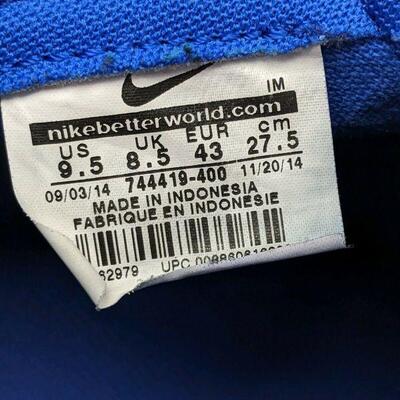 Men's Nike Blazer Mid Metric QS Royal Blue 744419-400 Fashion shoes Men's Sz 9.5