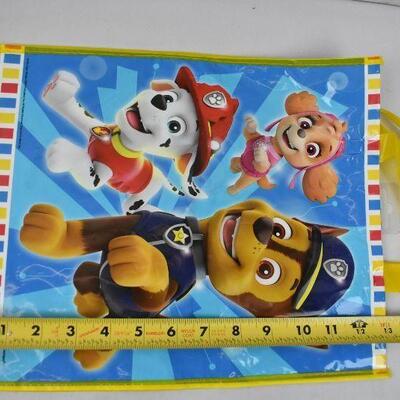 Large Plastic PAW Patrol Goodie Bags, 9 count - New