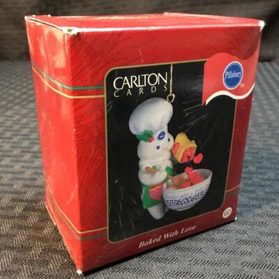Carlton Cards Heirloom Collection Pillsbury Dough Boy Holiday Ornament NIB