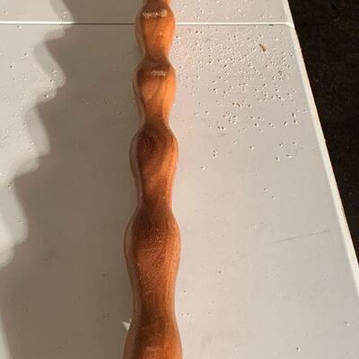 MCM large wooden Tiki spoon 3.5 feet