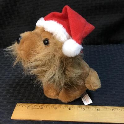 Santa Hat Doggy Holiday Plush Doggo Doggy Puppers