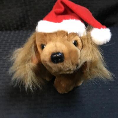 Santa Hat Doggy Holiday Plush Doggo Doggy Puppers