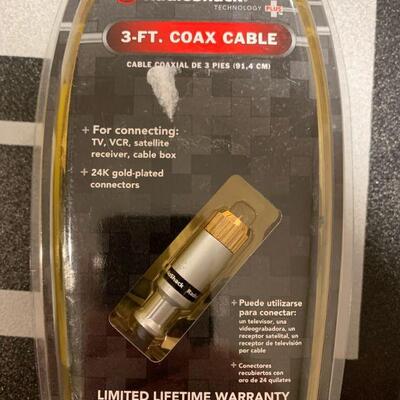 3 ft coax cable 15-3003 new in package