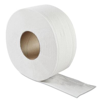 GEN JRT Jumbo Toilet Paper, 2-Ply, White, 3.3