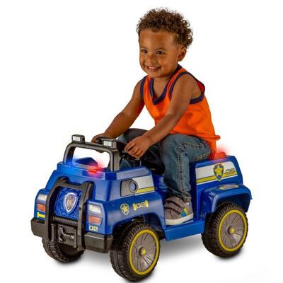 Nickelodeon's PAW Patrol: Chase Quad, 6-Volt Ride-On Toy by Kid Trax - New