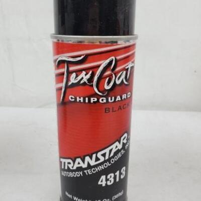2 Cans, Otc TRE-4313 Black Tex Coat Chip Guard, 16 Oz. Aerosol - New