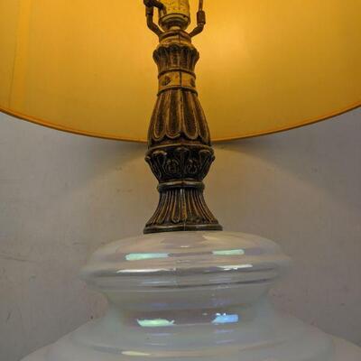 Vintage Large Pearlescent Lamp
