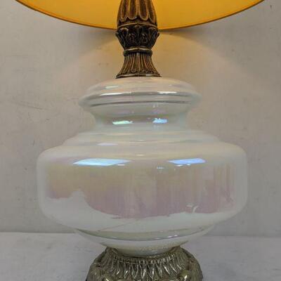 Vintage Large Pearlescent Lamp