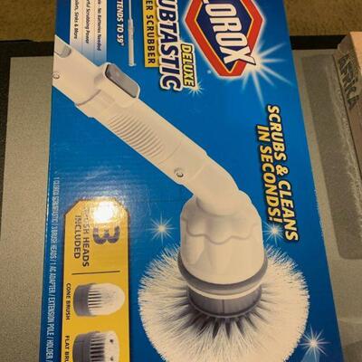 Clorox deluxe scrubtastic power scubber kit