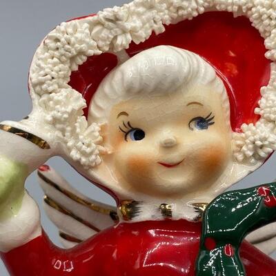 Napco Vintage Holiday Angel Bell YD#011-1120-00195