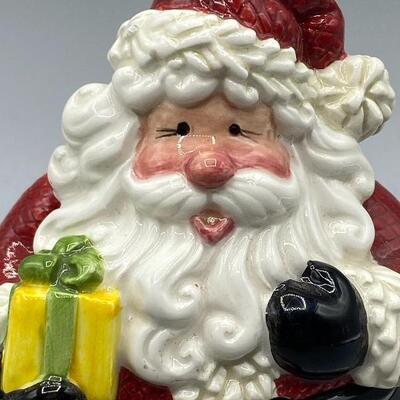Fitz & Floyd Ceramic Santa Claus Trinket Box YD#012-1120-00035