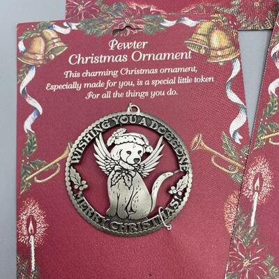 Pewter Christmas Ornament Lot YD#012-1120-00045