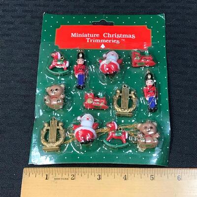 12-pack of Miniature Holiday Ornaments