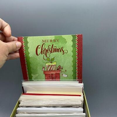 Decorative Card Box of Christmas Holiday Cards #YD012-1120-00026