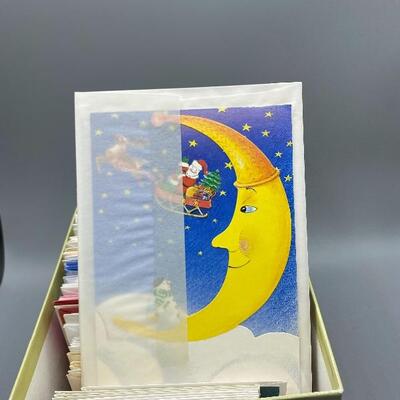 Decorative Card Box of Christmas Holiday Cards #YD012-1120-00026