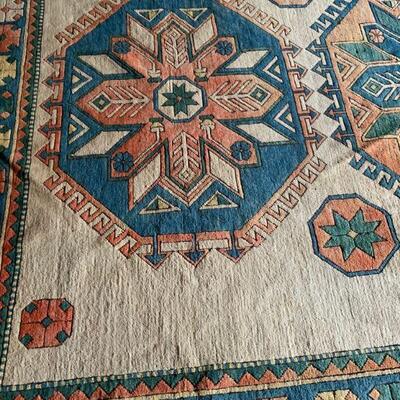 Large wool blend Persian rug / Hand made / appraised at $4,500
