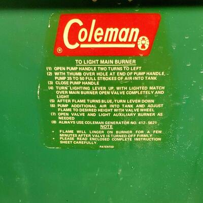 COLEMAN GAS CAMPING OUTDOOR  TABLE STOVE 425E 