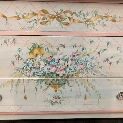 LOT#11: Painted Chest of Drawers