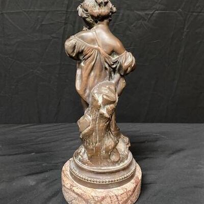 LOT#24: Theodore & Alexander Bronze Cherub #1