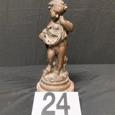 LOT#24: Theodore & Alexander Bronze Cherub #1