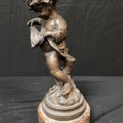 LOT#25: Theodore & Alexander Bronze Cherub #2