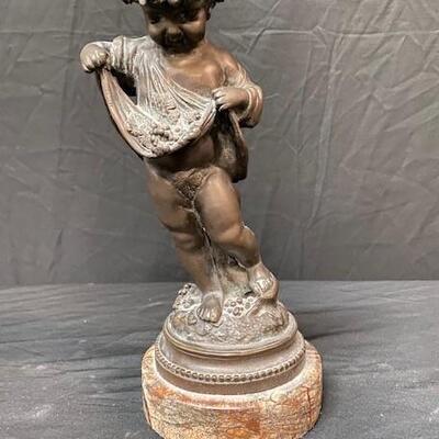 LOT#25: Theodore & Alexander Bronze Cherub #2