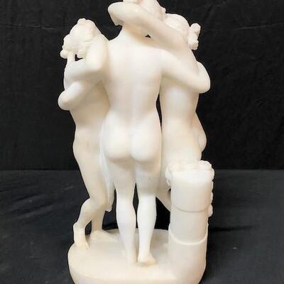 LOT#34: Alabaster 3 Graces in the Manner of Ruggeri