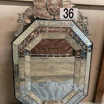 LOT#36: Believed to be Murano Mirror