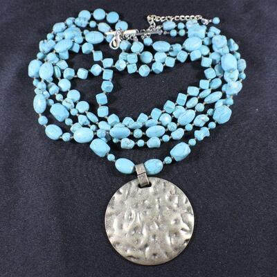 LOT#37: Believed to be Turquoise Costume Necklace