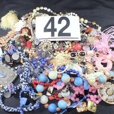 LOT#42: Costume Jewelry Lot #8