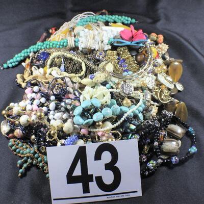 LOT#43: Costume Jewelry Lot #9