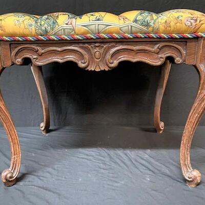 LOT#53: Rococo Style Bench 