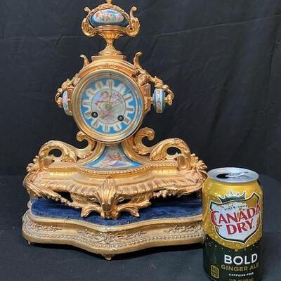 LOT#61: Gilted Machenaud of Paris Clock