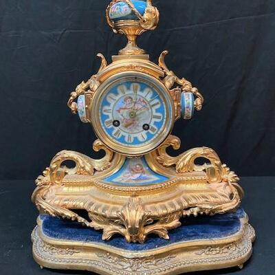 LOT#61: Gilted Machenaud of Paris Clock