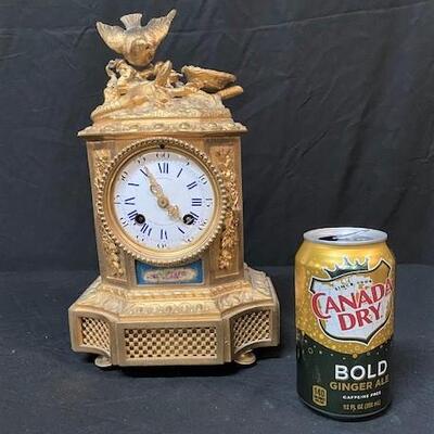 LOT#62: French Dussault Mantle Clock