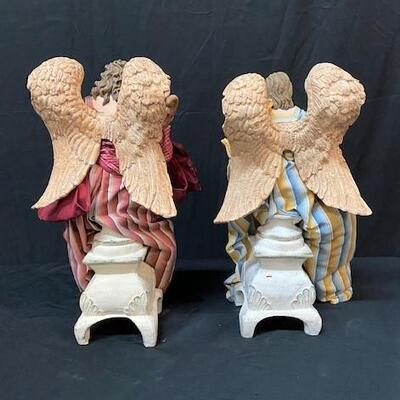 LOT#98: Pair of Believed to be Resin Angels