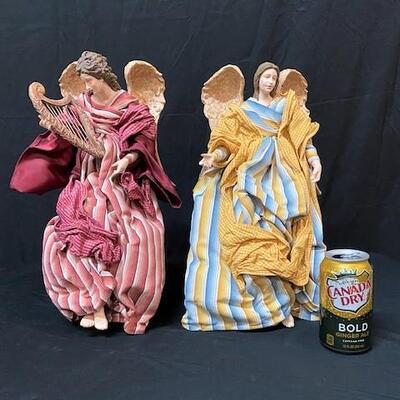 LOT#98: Pair of Believed to be Resin Angels