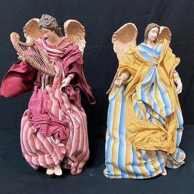 LOT#98: Pair of Believed to be Resin Angels