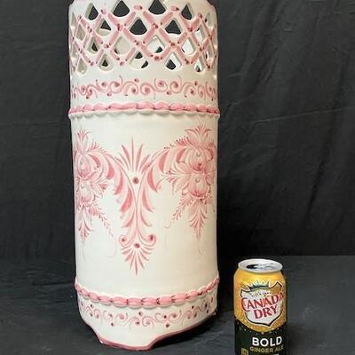 LOT#99: Pierced Hand-painted RCCL Umbrella Stand
